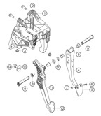 Hand Lever System, Pedal Cluster  991 (911) MK1 2012-2016