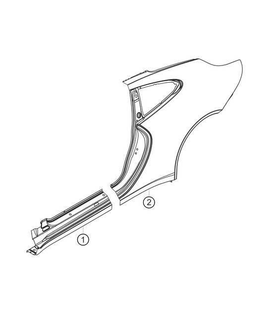 Diagram 8.8-03 Porsche Macan (95B) MK1 (2014-2018) Body