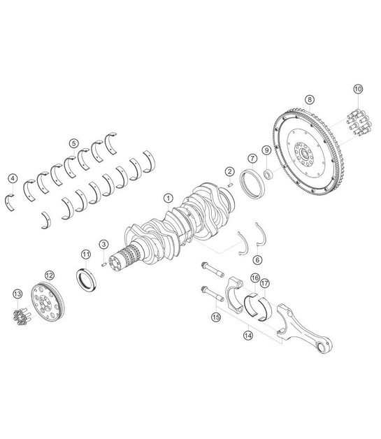 Diagram 1.1-03 Porsche 911 1984-1986 3.2L 引擎
