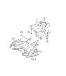 gearbox bracket 911 (991) GT3 CUP 2018 - 2019