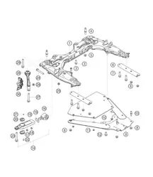 front axle 911 (991) GT3 CUP 2018 - 2019