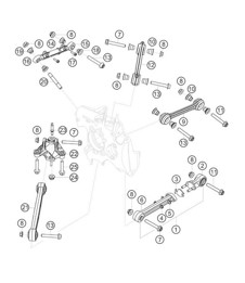 triangles de suspension arrière 911 (991) GT3 CUP 2018 - 2019