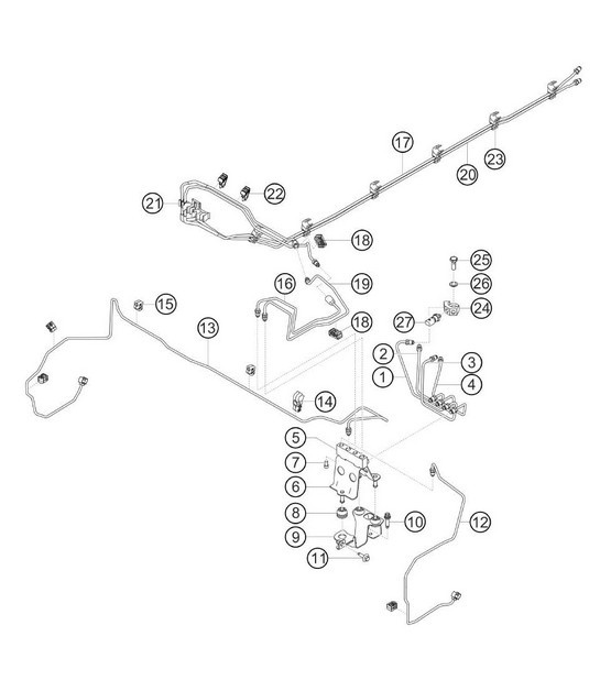Diagram 6.6-04 Porsche Carrera GT 2003-06 