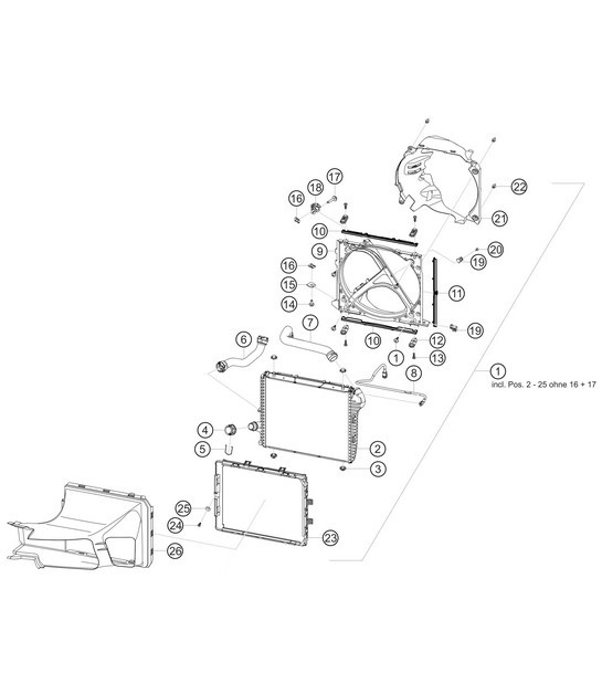Diagram 1.1-19 Porsche Macan (95B) MK1 (2014-2018) Moteur