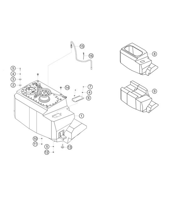 Diagram 2.2-01 Porsche 911 & 912 (1965-1989) Fuel System, Exhaust System