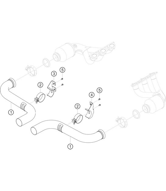 Diagram 2.2-06 Porsche Cayman 718C (982C) 2017>> Fuel System, Exhaust System