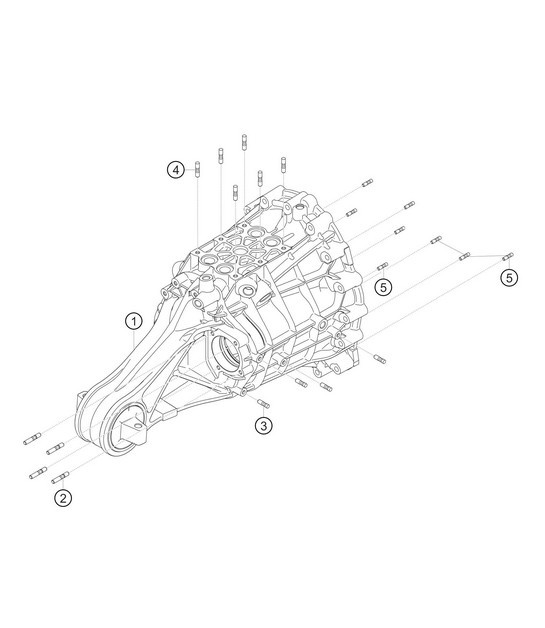 Diagram 3.3-10 Porsche 992 (911) MK1 2019-2024 Transmission