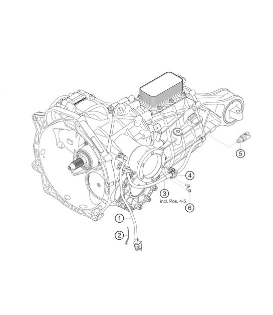 Diagram 3.3-03 Porsche 924 Carrera GTS 2.0L 1982 Transmission