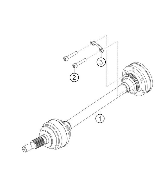Diagram 5.5-07 Porsche Cayman 718C (982C) 2017>> Rear Axle