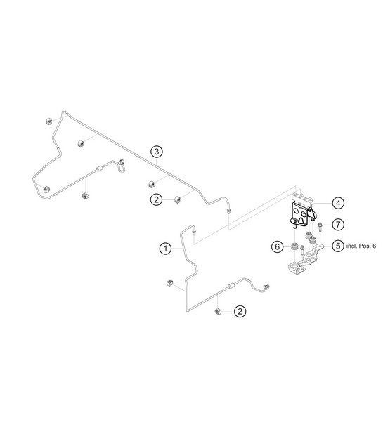 Diagram 6.6-04 Porsche 924 Carrera GTS 2.0L 1982 Wheels, Brakes
