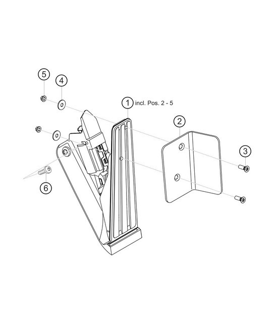 Diagram 7.7-03 Porsche 911 & 912 (1965-1989) Hand Lever System, Pedal Cluster 