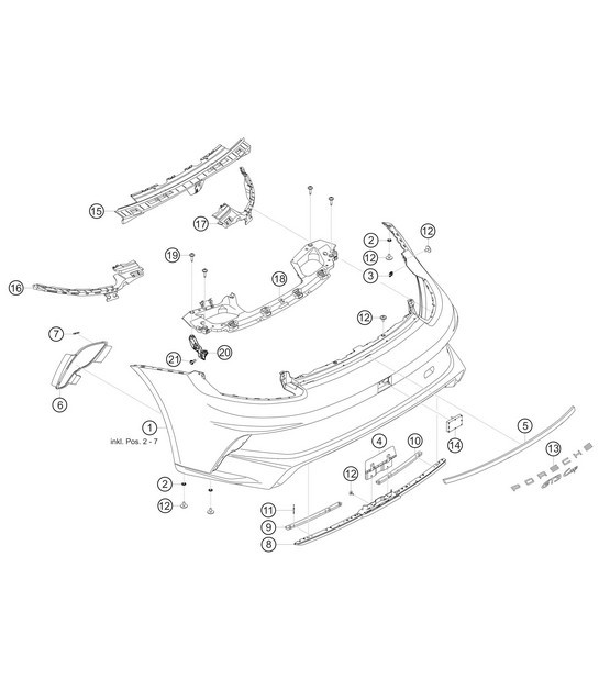 Diagram 8.8-11 Porsche 992 (911) MK1 2019-2024 Body