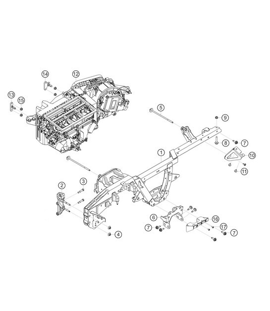 Diagram 8.8-17 Porsche 924 (1977-1988) Body