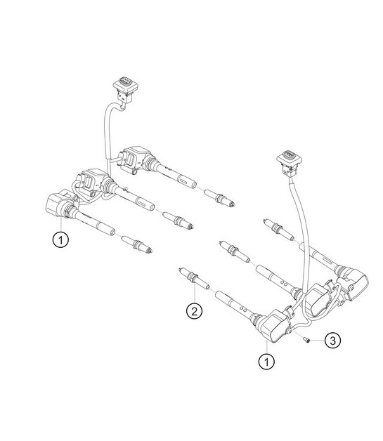 Diagram 9.9-02 Porsche Macan (95B) MK1 (2014-2018) Electrical equipment
