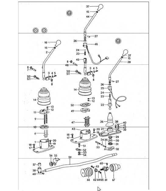 Diagram 701-00 Porsche Cayenne 9YA 2018-2023 