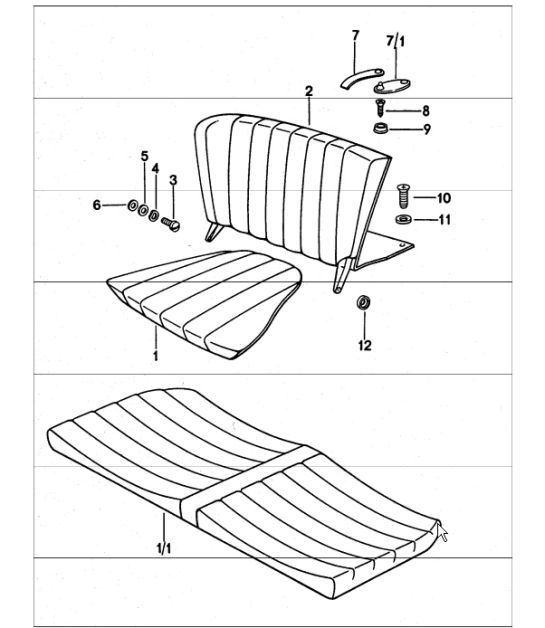 Diagram 808-30 Porsche 911 & 912 (1965-1989) Carrosserie