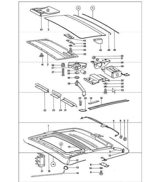 Diagram 811-00 Porsche Boxster 718 (982) 2017>> Carrosserie