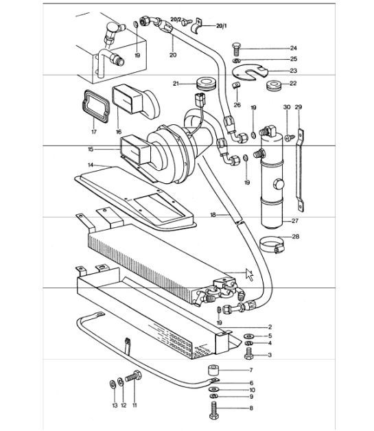 Diagram 813-55 Porsche Boxster 987 2.7L 2005-08/08 Carrosserie