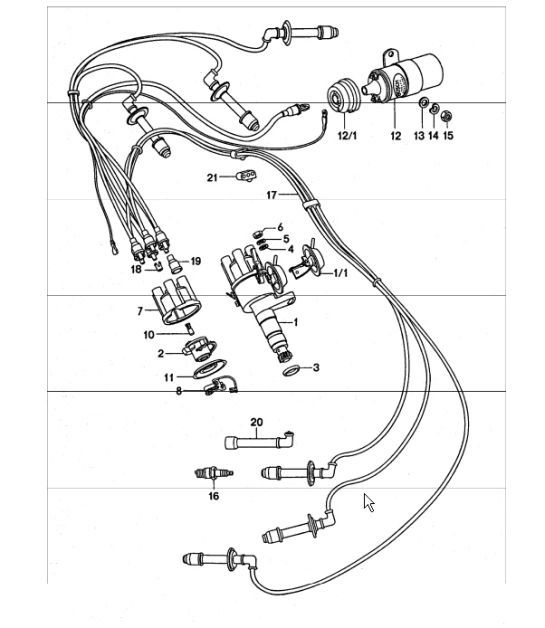 Diagram 901-00 Porsche Cayman 718C (982C) 2017>> Équipement électrique