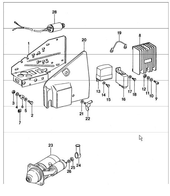 Diagram 902-05 Porsche 9J1.1 Taycan 4S 2020-24 