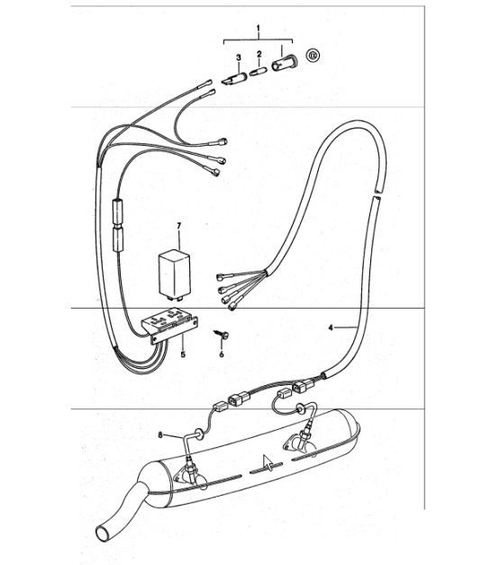 Diagram 906-15 Porsche 996 (911) (1997-2005) Elektrische apparatuur