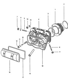 Zylinderkopf 914 1970-76