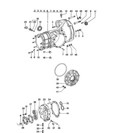 Replacement transmission / Transmission case 914 1970-76
