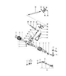 Steering gear / Steering linkage  914 1970-76