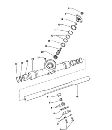 Sterzo / Materiale di riparazione 914 1970-76