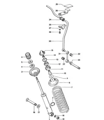Schwingungsdämpfer / Stabilisator 914 1970-72
