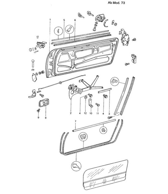 Diagram 804-005 Porsche 968 (1992-1995)  车身
