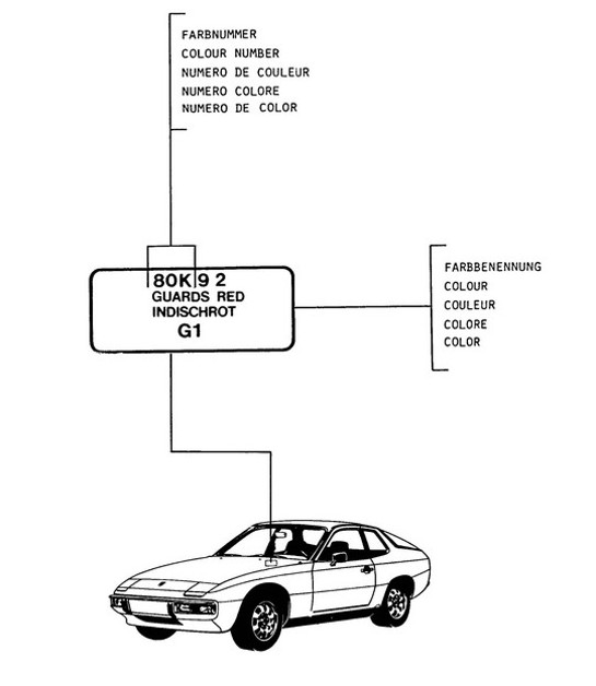 Diagram 004-000 Porsche 918 Spyder 2014-2015 