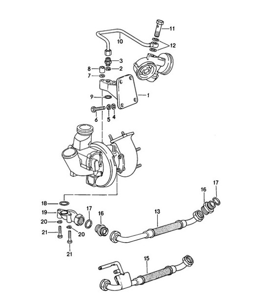 Diagram 104-010 Porsche Macan (95B) MK1 (2014-2018) Moteur