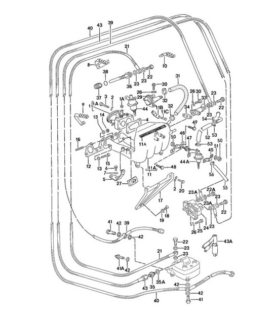 Diagram 107-010 Porsche 9J1.1 Taycan 2020-24 