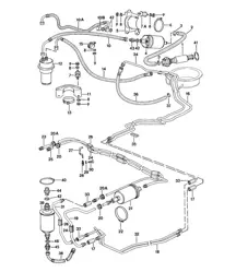 Fuel system - (F 92491 03158>>, F 92494 00051>>) - 924 1976-79