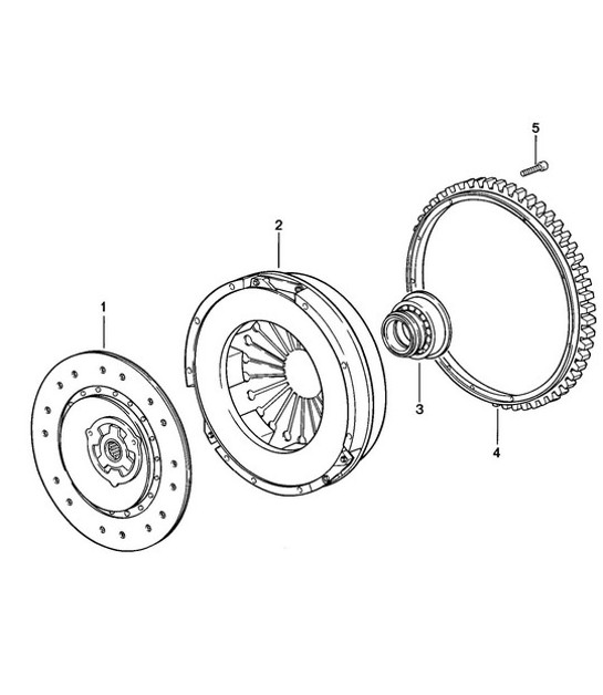 Diagram 301-015 Porsche Macan (95B) MK1 (2014-2018) Transmission