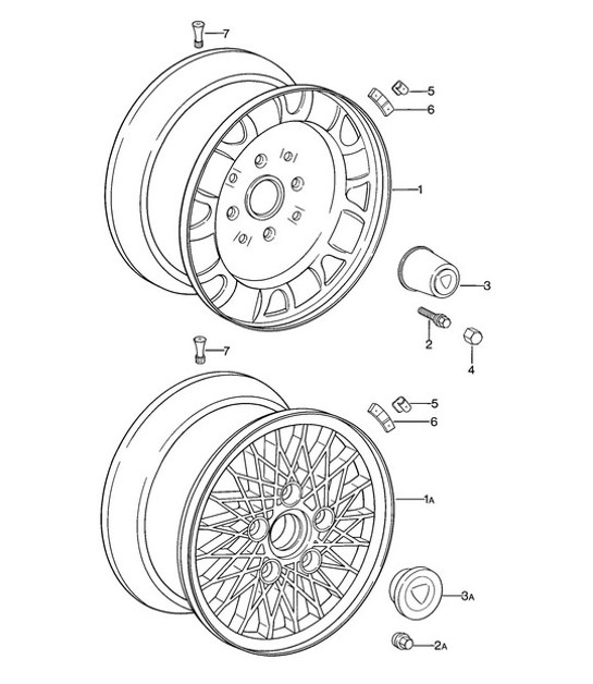 Diagram 601-000 Porsche 9J1.1 Taycan 4S 2020-24 