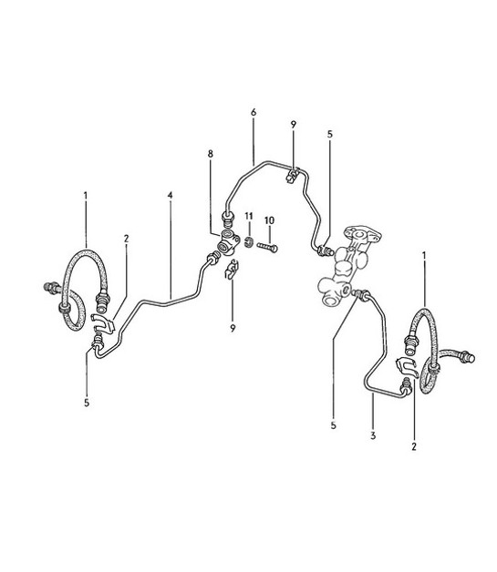 Diagram 604-010 Porsche 991.1 Carrera C2 3.4L (350 Bhp) 2012-16 Räder, Bremsen