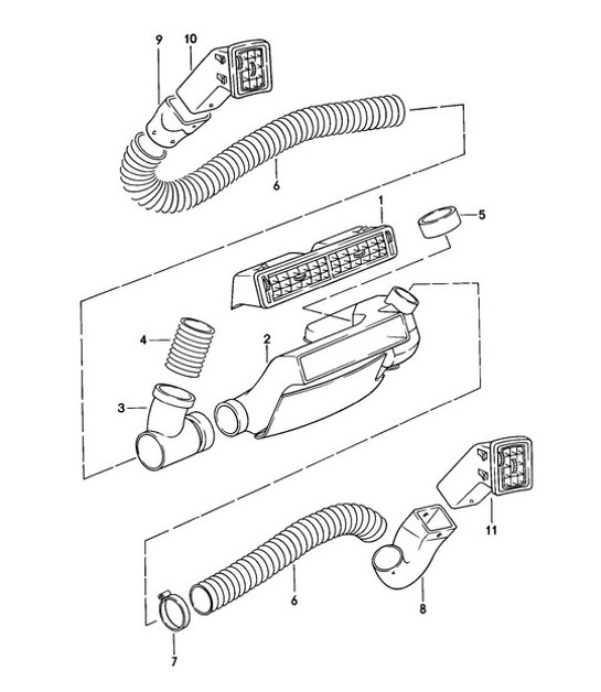 Diagram 813-015 Porsche Boxster 986/987/981 (1997-2016) Carrosserie