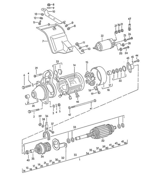 Diagram 902-010 Porsche Macan (95B) MK1 (2014-2018) 电子设备