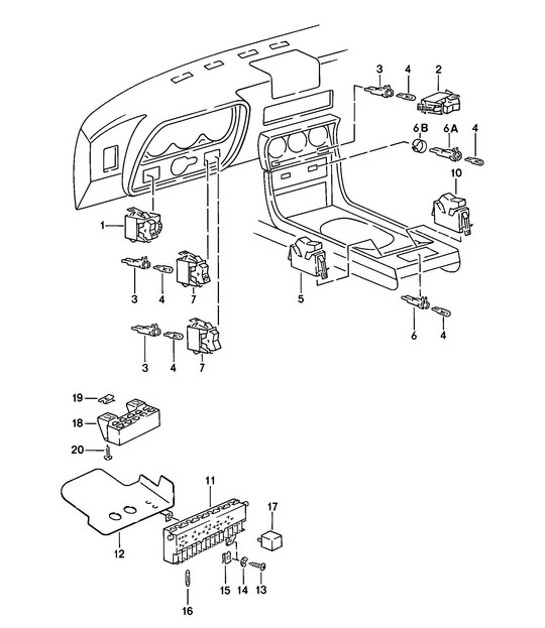 Diagram 903-000 Porsche Cayenne 9YA 2018-2023 