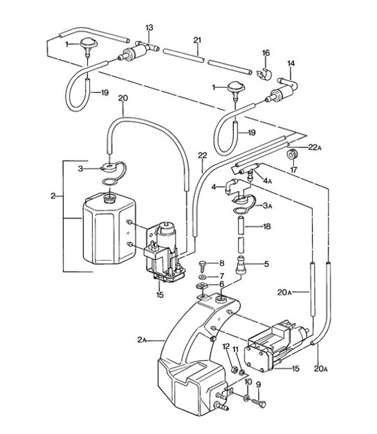 Diagram 904-010 Porsche 992.1 Carrera 4S / GTS 3.0L 2019-24 Elektrische apparatuur