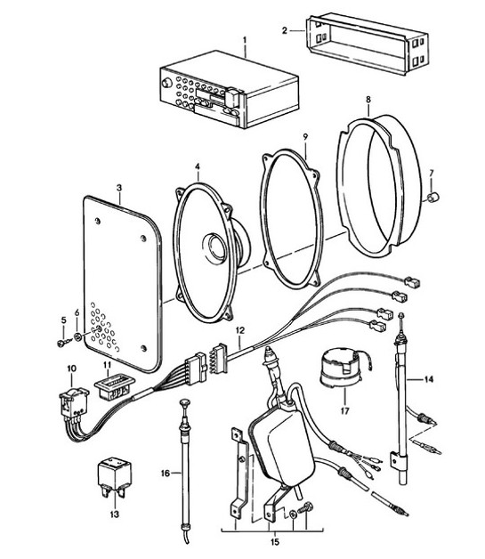Diagram 003-005 Porsche 944 (1982-1991) 