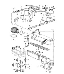 Sistema de limpieza de aire 924 TURBO/GT 1980 - 1985