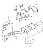 Fuel System, Exhaust System 924 (1977-1988)