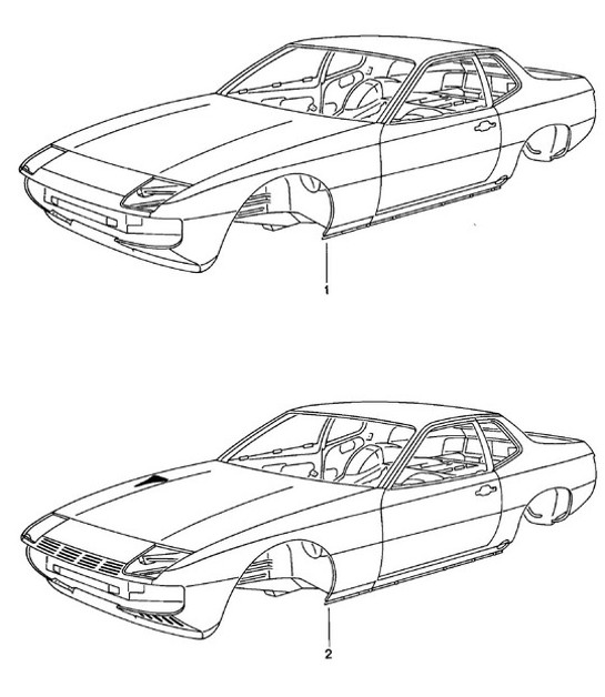 Diagram 801-000 Porsche Macan (95B) MK1 (2014-2018) Body