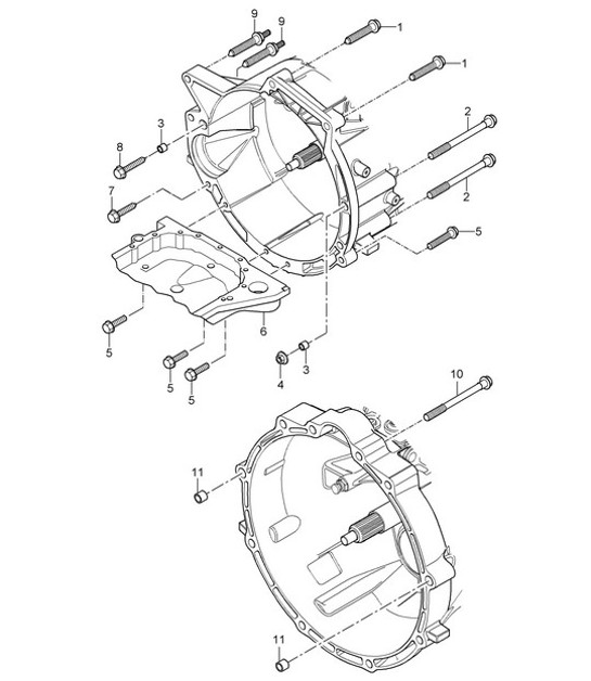 Diagram 320-05 Porsche 356 (1950-1965) Transmission