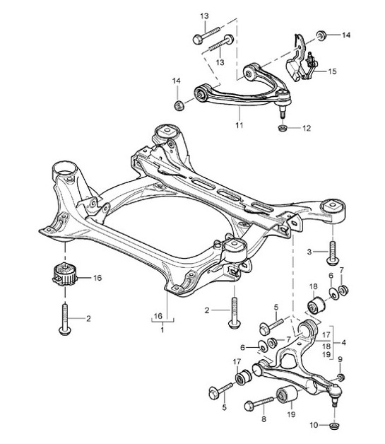 Diagram 401-00 Porsche 918 Spyder 4.6L 2014-15 