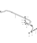 Rear Axle Cayenne 9PA (955) 2003-2006