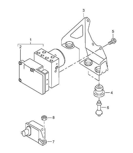 Diagram 605-00 Porsche 992 (911) MK1 2019-2024 Wheels, Brakes